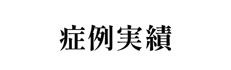 症例実績